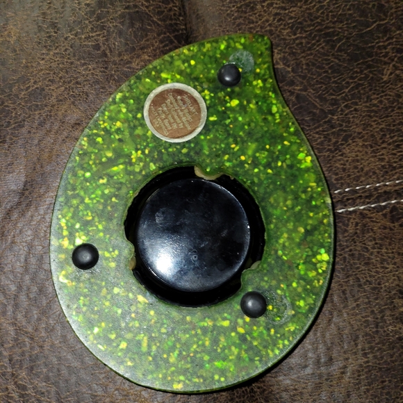 Abalone Shells Encased In Lucite Plastic By Hyler Enterprises USA Vintage - Picture 4 of 6